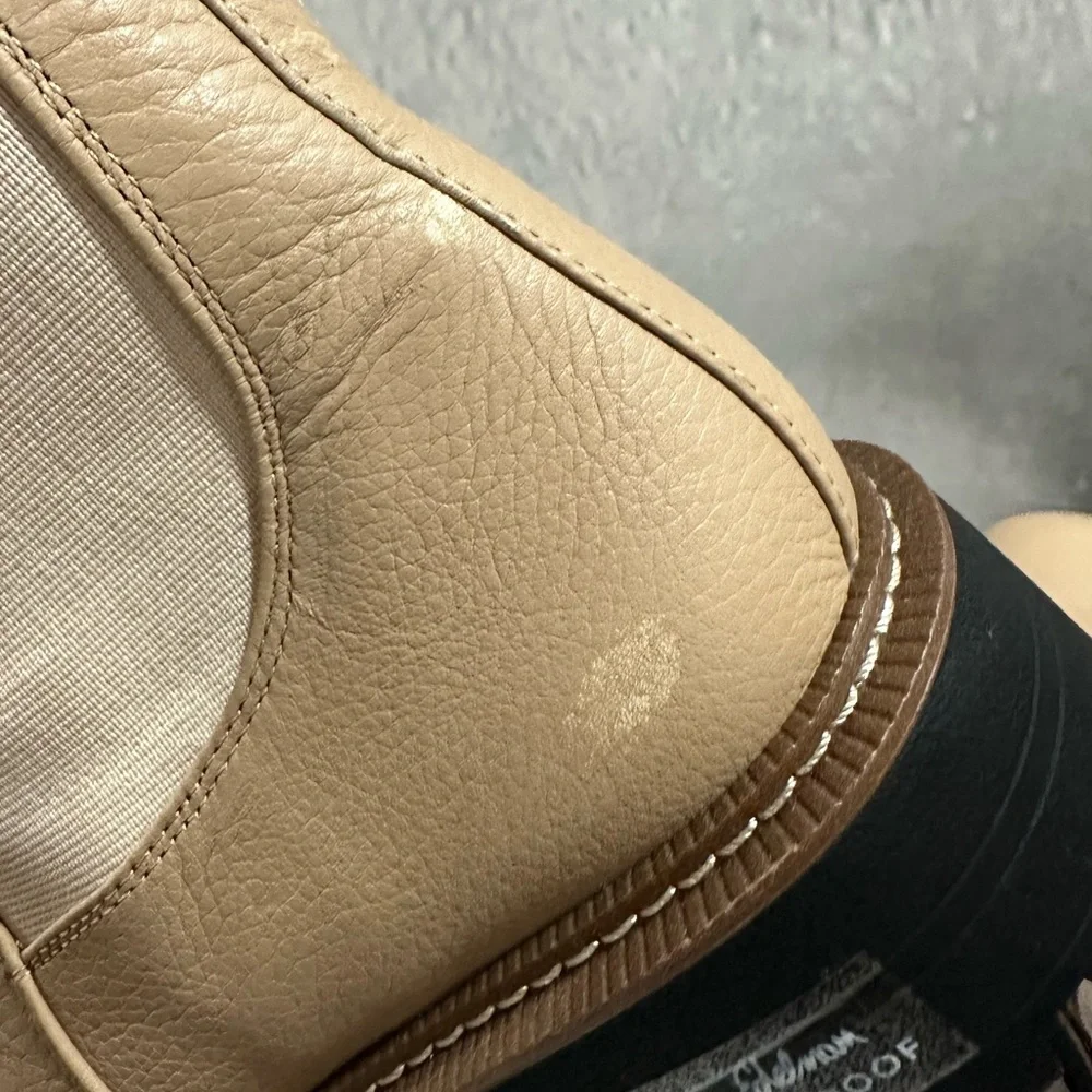 🌸SAM EDELMAN🌸 Laguna Waterproof Lug Sole
Chelsea Boot Sesame Size: 9 - Picture 13 of 15
